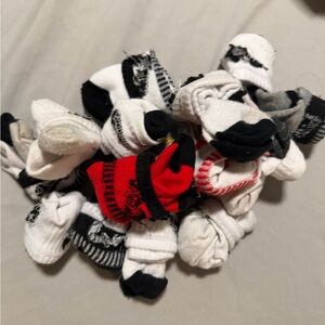 Nike Kids Socks - Red, White, Black